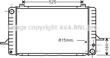 Ava Quality Cooling FD 2030 - Радіатор, охолодження двигуна autozip.com.ua