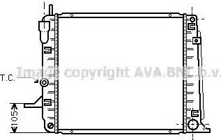 Ava Quality Cooling FD 2192 - Радіатор, охолодження двигуна autozip.com.ua