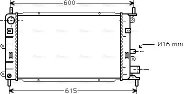 Ava Quality Cooling FD 2149 - Радіатор, охолодження двигуна autozip.com.ua