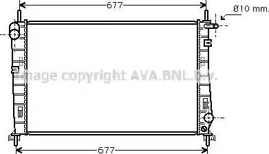 Ava Quality Cooling FD 2185 - Радіатор, охолодження двигуна autozip.com.ua