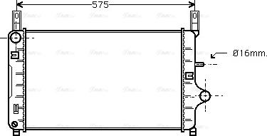 Ava Quality Cooling FD 2127 - Радіатор, охолодження двигуна autozip.com.ua