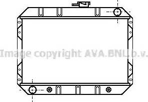 AVA FD 2221 - Радіатор, охолодження двигуна autozip.com.ua