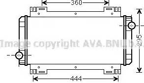 Ava Quality Cooling FDA2044 - Радіатор, охолодження двигуна autozip.com.ua