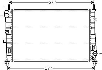 Ava Quality Cooling FDA2165 - Радіатор, охолодження двигуна autozip.com.ua