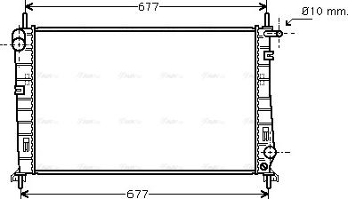 Ava Quality Cooling FDA2185 - Радіатор, охолодження двигуна autozip.com.ua