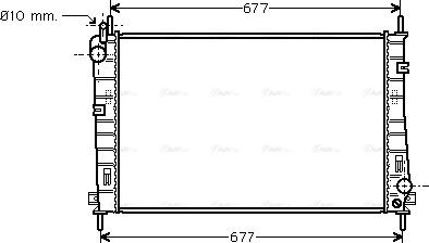 Ava Quality Cooling FDA2335 - Радіатор, охолодження двигуна autozip.com.ua