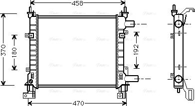 Ava Quality Cooling FDA2260 - Радіатор, охолодження двигуна autozip.com.ua