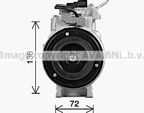 AVA FDK692 - Компресор, кондиціонер autozip.com.ua