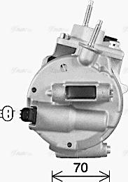 AVA FDAK670 - Компресор, кондиціонер autozip.com.ua