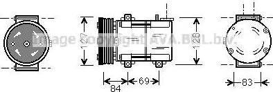 Ava Quality Cooling FD K167 - Компресор, кондиціонер autozip.com.ua