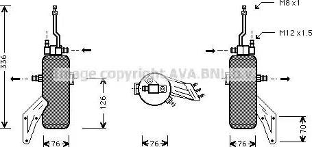 Ava Quality Cooling FD D293 - Осушувач, кондиціонер autozip.com.ua