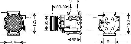 Ava Quality Cooling FD K402 - Компресор, кондиціонер autozip.com.ua