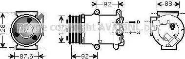 Ava Quality Cooling FD K430 - Компресор, кондиціонер autozip.com.ua