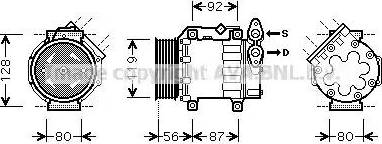 Ava Quality Cooling FD K431 - Компресор, кондиціонер autozip.com.ua