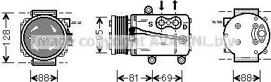 Ava Quality Cooling FD K339 - Компресор, кондиціонер autozip.com.ua