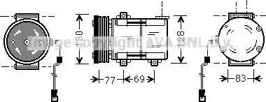 Ava Quality Cooling FD K289 - Компресор, кондиціонер autozip.com.ua