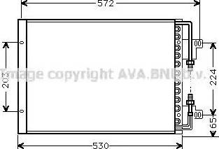 Ava Quality Cooling FT 5155 - Конденсатор, кондиціонер autozip.com.ua