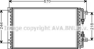 Ava Quality Cooling FT 5157 - Конденсатор, кондиціонер autozip.com.ua
