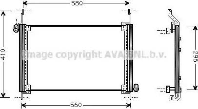 Ava Quality Cooling FT 5127 - Конденсатор, кондиціонер autozip.com.ua