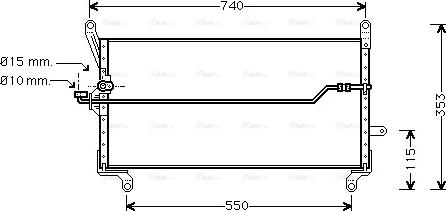 Ava Quality Cooling FT 5179 - Конденсатор, кондиціонер autozip.com.ua