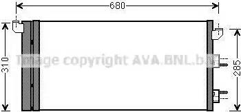 Ava Quality Cooling FT5293D - Конденсатор, кондиціонер autozip.com.ua