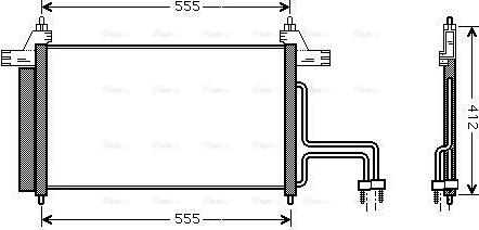 Ava Quality Cooling FT5253D - Конденсатор, кондиціонер autozip.com.ua