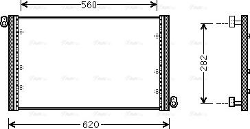 Ava Quality Cooling FT 5272 - Конденсатор, кондиціонер autozip.com.ua