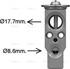 Ava Quality Cooling FT1479 - Розширювальний клапан, кондиціонер autozip.com.ua