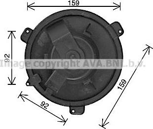 Ava Quality Cooling FT8480 - Електродвигун, вентиляція салону autozip.com.ua