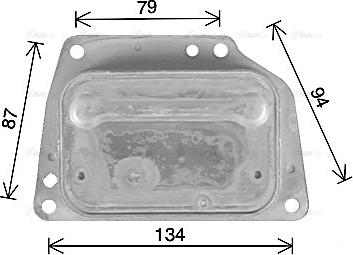 Ava Quality Cooling FT3484 - Масляний радіатор, рухове масло autozip.com.ua