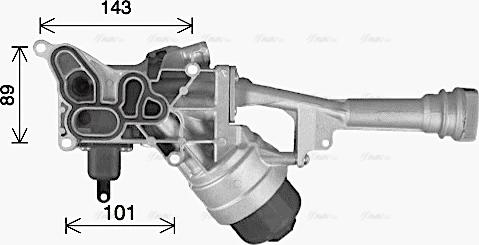 Ava Quality Cooling FT3478H - Масляний радіатор, рухове масло autozip.com.ua