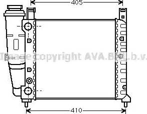 Ava Quality Cooling FTA2076 - Радіатор, охолодження двигуна autozip.com.ua