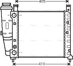 Ava Quality Cooling FT 2076 - Радіатор, охолодження двигуна autozip.com.ua