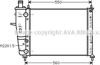 Ava Quality Cooling FT 2159 - Радіатор, охолодження двигуна autozip.com.ua
