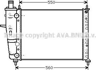 Ava Quality Cooling FT 2230 - Радіатор, охолодження двигуна autozip.com.ua