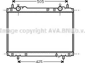 Ava Quality Cooling FT 2270 - Радіатор, охолодження двигуна autozip.com.ua