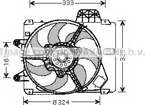 Ava Quality Cooling FT7505 - Вентилятор, охолодження двигуна autozip.com.ua