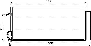 AVA FTA5396D - Конденсатор, кондиціонер autozip.com.ua