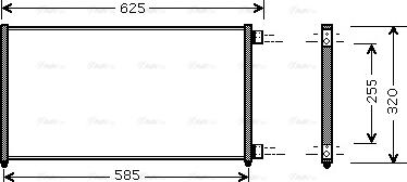 Ava Quality Cooling FTA5256 - Конденсатор, кондиціонер autozip.com.ua