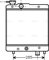 Ava Quality Cooling FTA2025 - Радіатор, охолодження двигуна autozip.com.ua