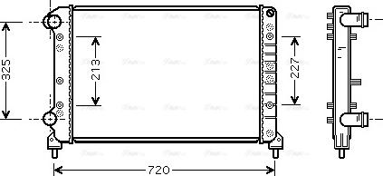 Ava Quality Cooling FTA2261 - Радіатор, охолодження двигуна autozip.com.ua