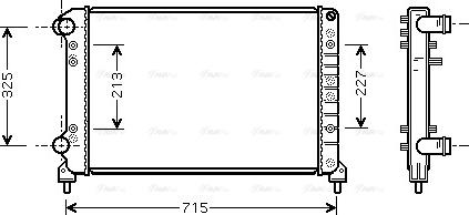 Ava Quality Cooling FTA2262 - Радіатор, охолодження двигуна autozip.com.ua