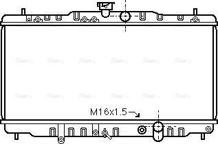 Ava Quality Cooling HD 2055 - Радіатор, охолодження двигуна autozip.com.ua