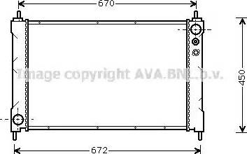 Ava Quality Cooling HD 2036 - Радіатор, охолодження двигуна autozip.com.ua