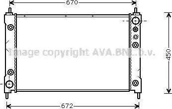 Ava Quality Cooling HD 2037 - Радіатор, охолодження двигуна autozip.com.ua