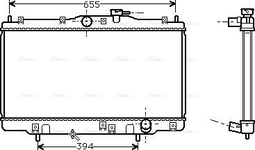 Ava Quality Cooling HD 2070 - Радіатор, охолодження двигуна autozip.com.ua