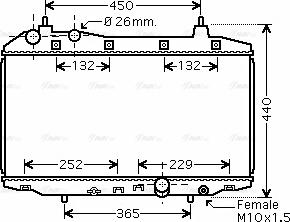 Ava Quality Cooling HD 2188 - Радіатор, охолодження двигуна autozip.com.ua