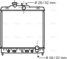 Ava Quality Cooling HD 2122 - Радіатор, охолодження двигуна autozip.com.ua