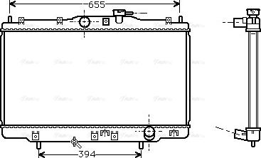 Ava Quality Cooling HD 2176 - Радіатор, охолодження двигуна autozip.com.ua