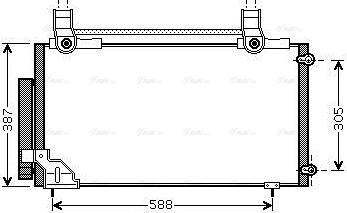 Ava Quality Cooling HDA5186D - Конденсатор, кондиціонер autozip.com.ua